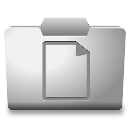 White Documents Icon 256x256 png